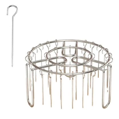 GRILLVERT – Griglia in acciaio inossidabile per grigliatura verticale con porta-spiedini