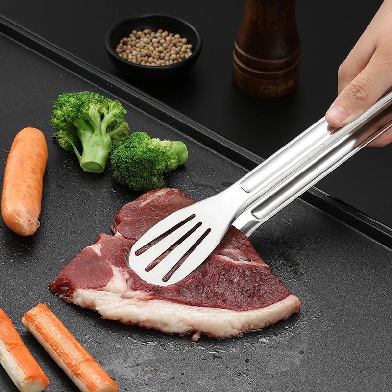 GRIPTONG – Pinze da griglia in acciaio inossidabile per presa precisa e per servire