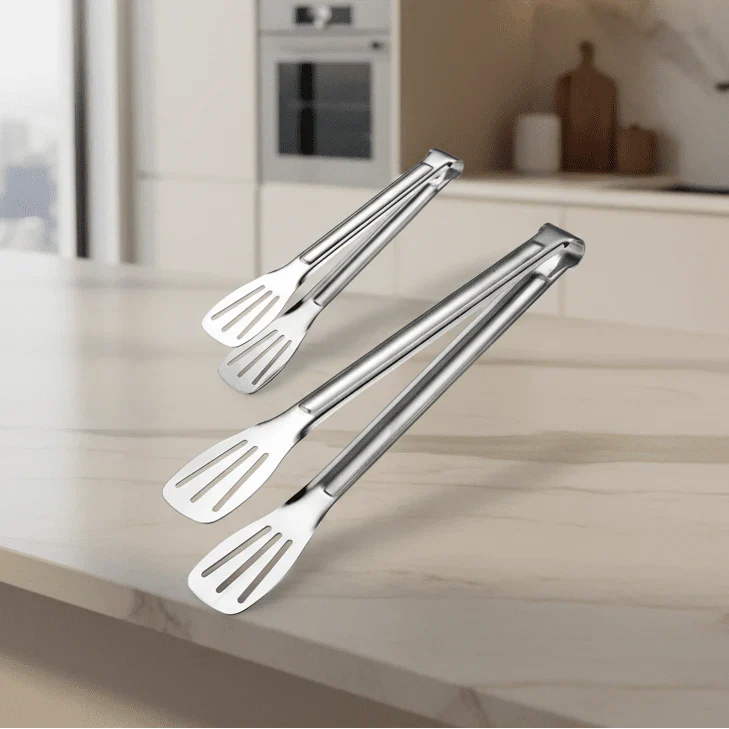 GRIPTONG – Pinze da griglia in acciaio inossidabile per presa precisa e per servire