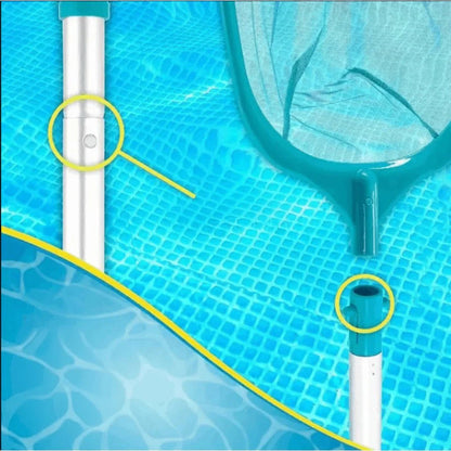 CLEANSKIM – Set di skimmer per foglie da piscina per una pulizia accurata e senza sforzo