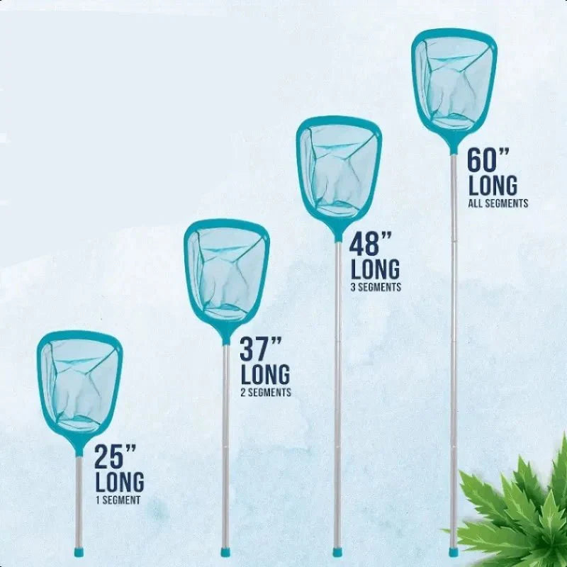 CLEANSKIM – Set di skimmer per foglie da piscina per una pulizia accurata e senza sforzo