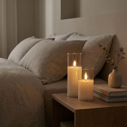 SOULLIGHT - Set da 9 candele LED decorative con tremolio realistico