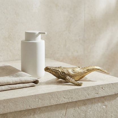 ARTÉLIA - Esclusiva scultura in ottone di balena come elemento decorativo di rilievo