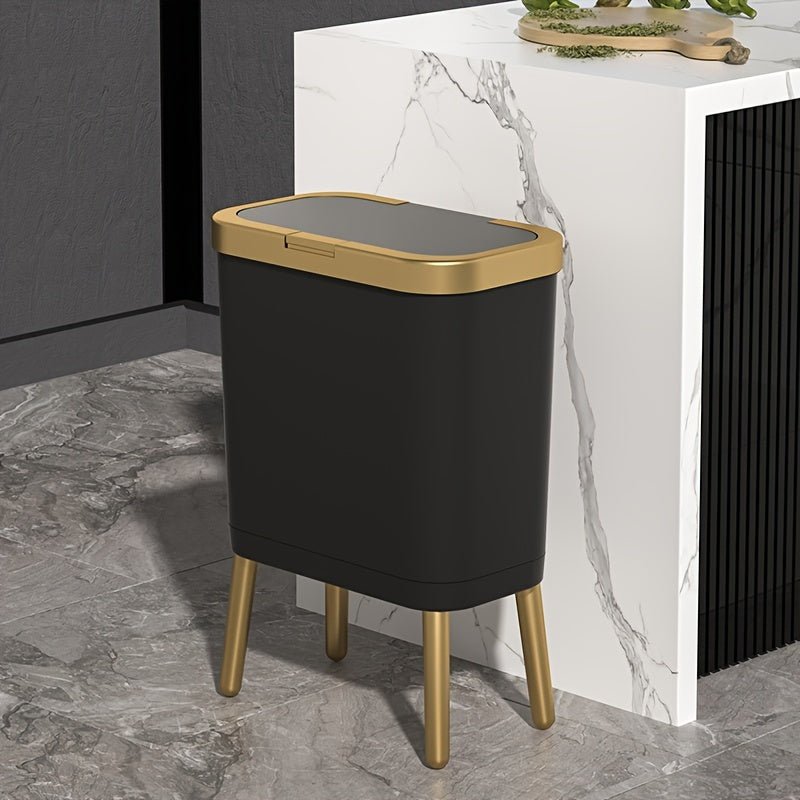 PUREBIN – Pattumiera da 15 litri con coperchio anti-odore e design moderno