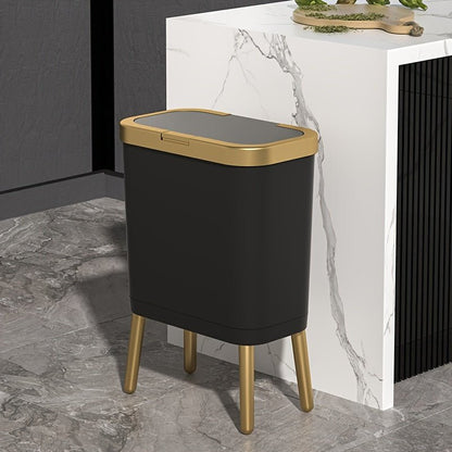PUREBIN – Pattumiera da 15 litri con coperchio anti-odore e design moderno