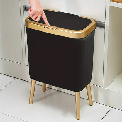 PUREBIN – Pattumiera da 15 litri con coperchio anti-odore e design moderno