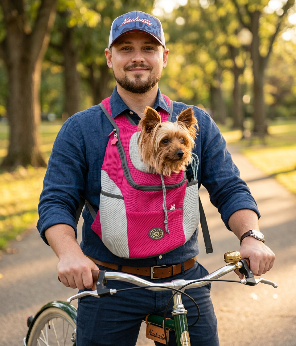 PETVENTURE PACK – Zaino trasportino per cani ergonomico con imbottitura confortevole