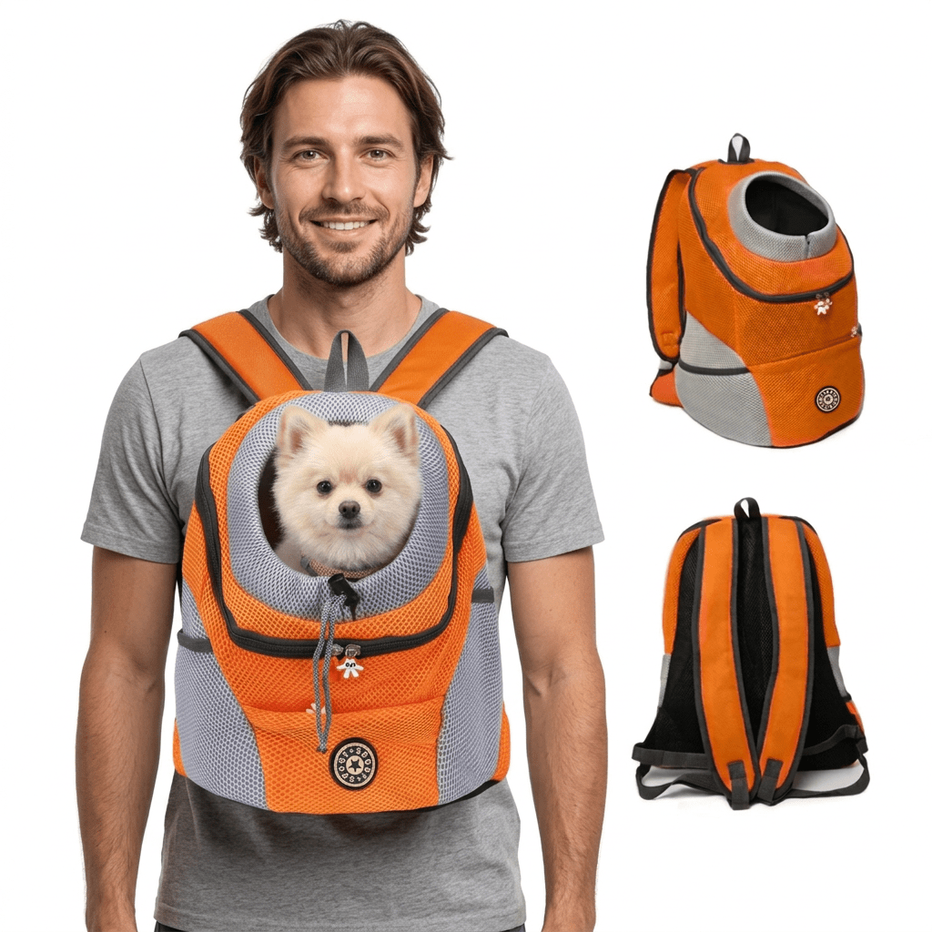 PETVENTURE PACK – Zaino trasportino per cani ergonomico con imbottitura confortevole