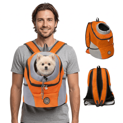 PETVENTURE PACK – Zaino trasportino per cani ergonomico con imbottitura confortevole