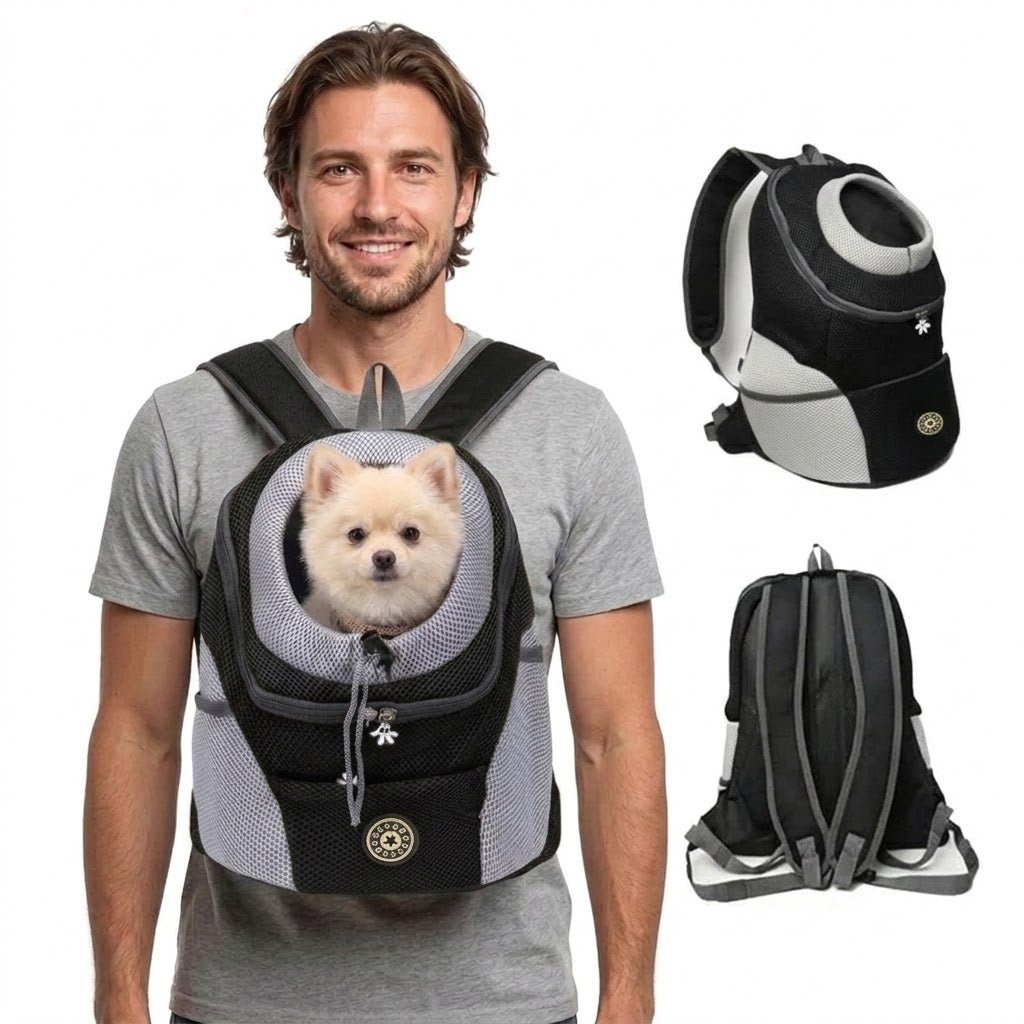 PETVENTURE PACK – Zaino trasportino per cani ergonomico con imbottitura confortevole
