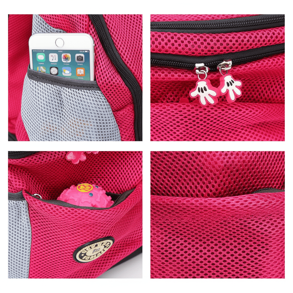 PETVENTURE PACK – Zaino trasportino per cani ergonomico con imbottitura confortevole