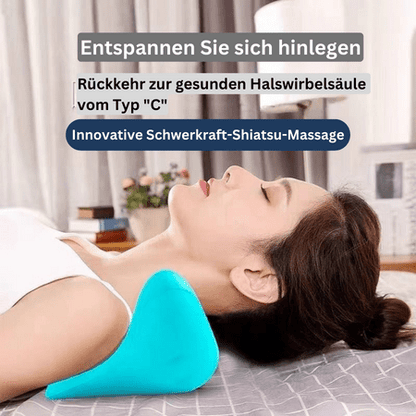 Tranquessence – Cuscino massaggiante ergonomico per il collo, rilassamento e sollievo dal dolore