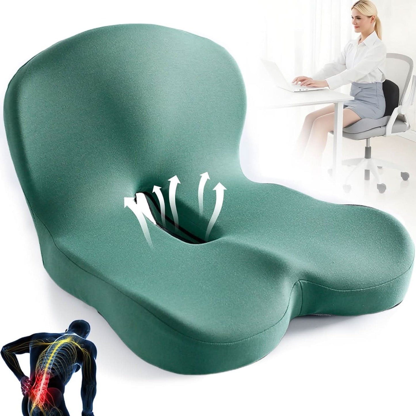 ERGOCOMFORT PAD – Cuscino premium in memory foam per postura e comfort