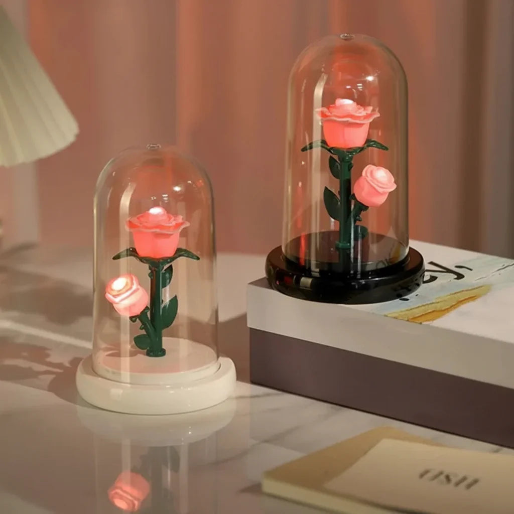 EVERBLOOM – Lampada LED a tulipano | Lampada da tavolo romantica per una decorazione elegante