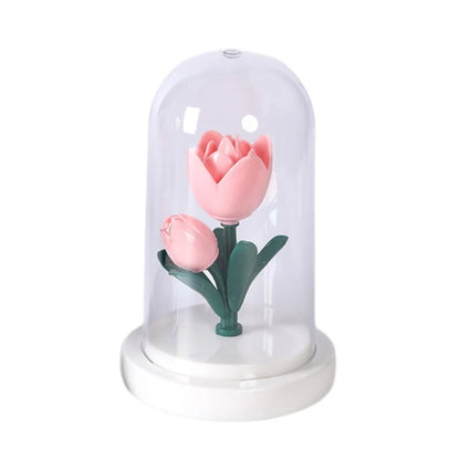 EVERBLOOM – Lampada LED a tulipano | Lampada da tavolo romantica per una decorazione elegante