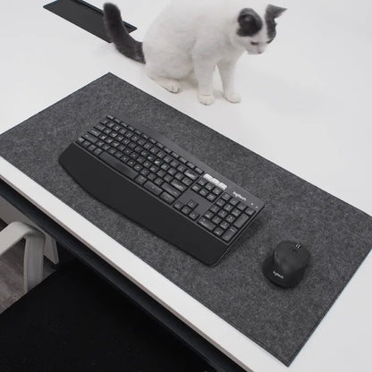 DESKBASE FELT – Tappetino da scrivania in feltro di lana morbido e antiscivolo per gaming e lavoro