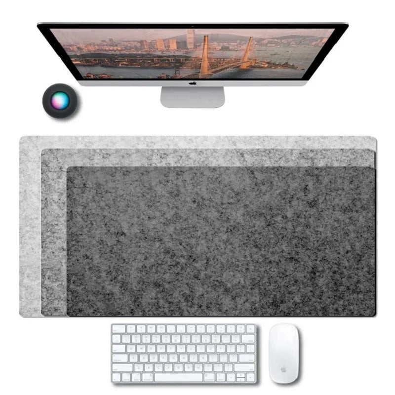 DESKBASE FELT – Tappetino da scrivania in feltro di lana morbido e antiscivolo per gaming e lavoro