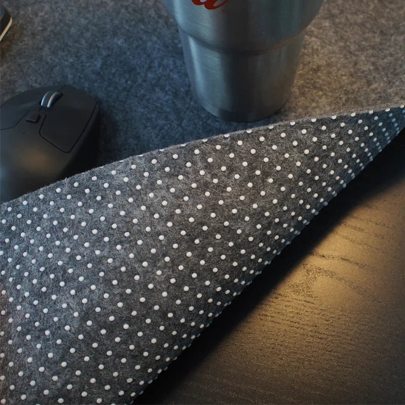DESKBASE FELT – Tappetino da scrivania in feltro di lana morbido e antiscivolo per gaming e lavoro