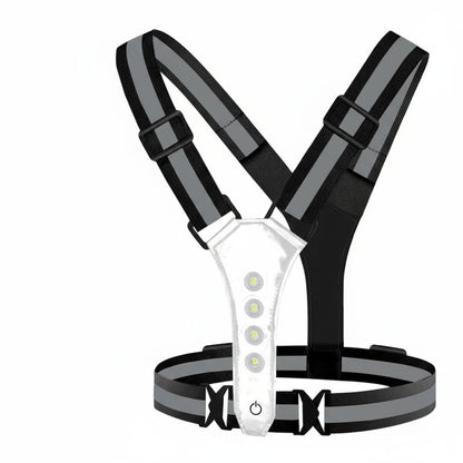STAYLIT – Gilet LED ricaricabile USB per corsa, ciclismo e escursionismo