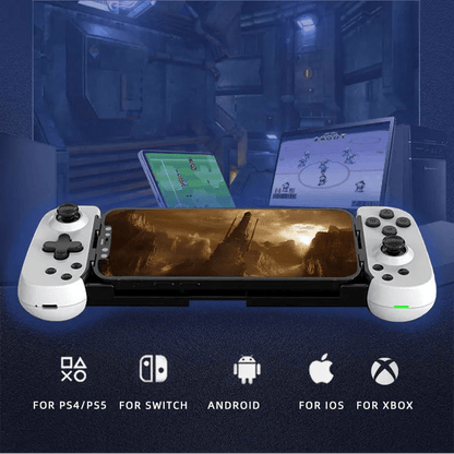 MULTIGRIP – Controller PS4 senza fili con giroscopio a sei assi e compatibilità con altri dispositivi