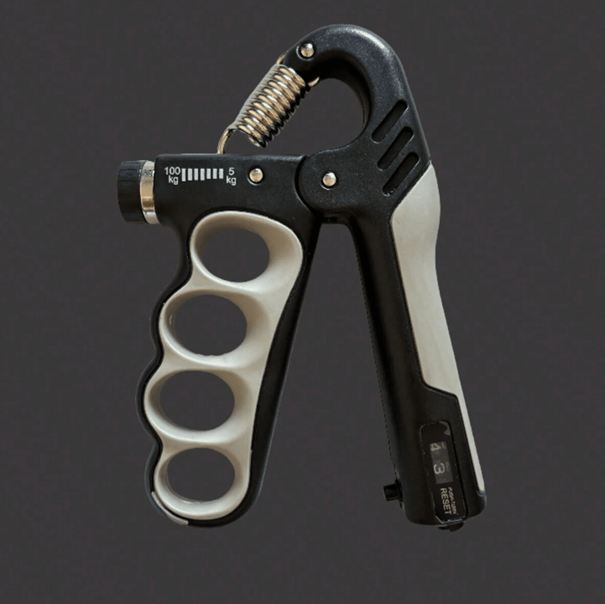 GRIPMETER – Potenziatore regolabile della forza di presa con contatore digitale per l'allenamento quotidiano