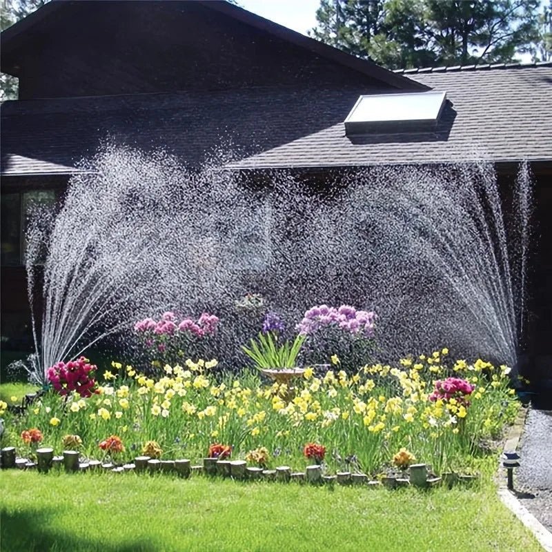 AQUASPREAD – Irrigatore automatico multi-testa a 360 gradi per ampie aree del giardino