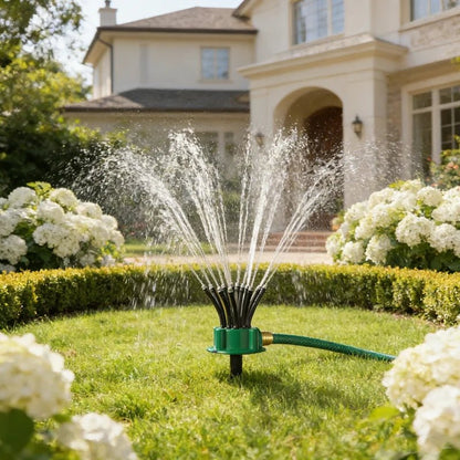 AQUASPREAD – Irrigatore automatico multi-testa a 360 gradi per ampie aree del giardino