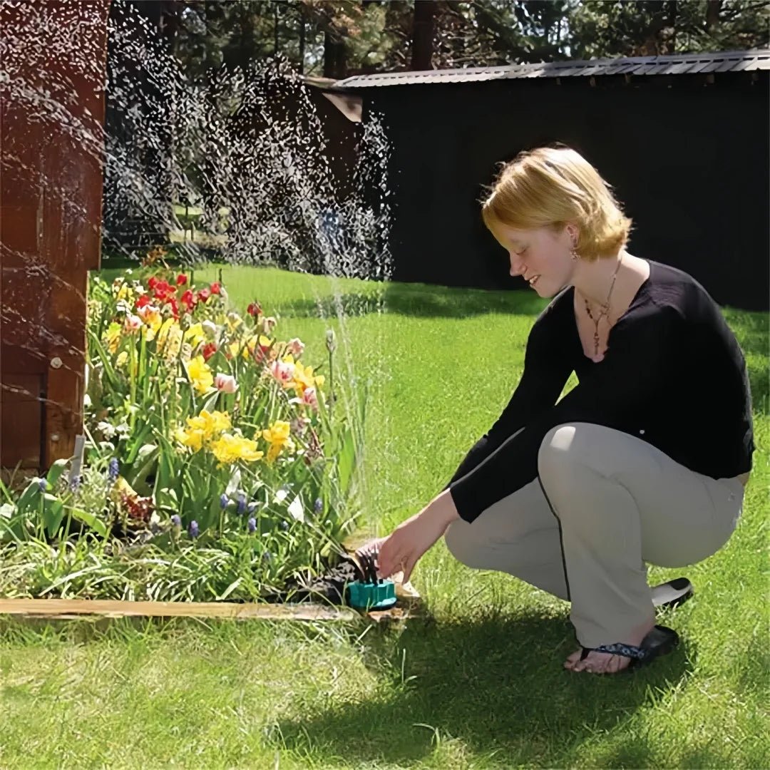 AQUASPREAD – Irrigatore automatico multi-testa a 360 gradi per ampie aree del giardino