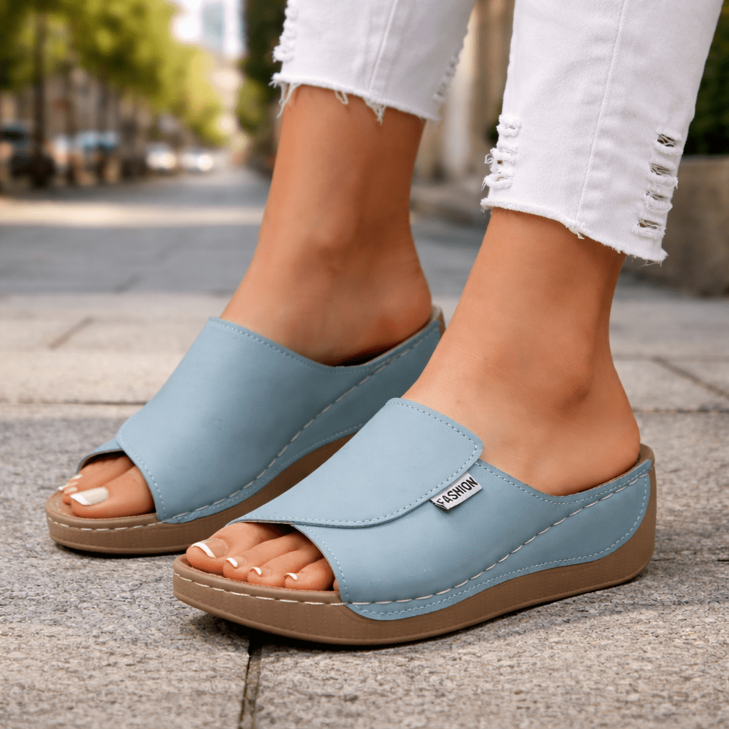 SOFTRA – Sandali ortopedici da donna con cinturini regolabili e imbottitura morbida