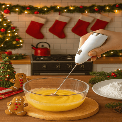 STIR POINT – Mini sbattitore per latte alimentato a batteria per una schiumatura rapida
