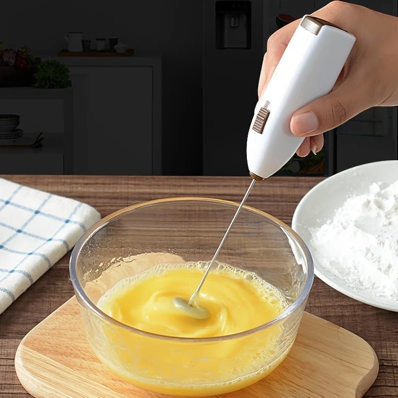 STIR POINT – Mini sbattitore per latte alimentato a batteria per una schiumatura rapida