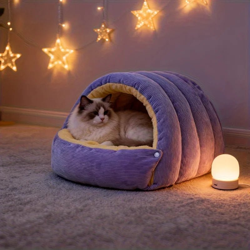SNUGDEN – Cuccia chiusa per gatto, calore e sicurezza
