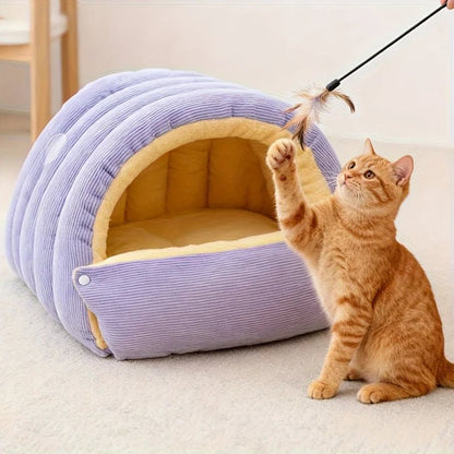 SNUGDEN – Cuccia chiusa per gatto, calore e sicurezza
