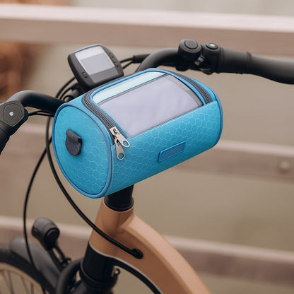 Dettaglio borsa da manubrio RideShield