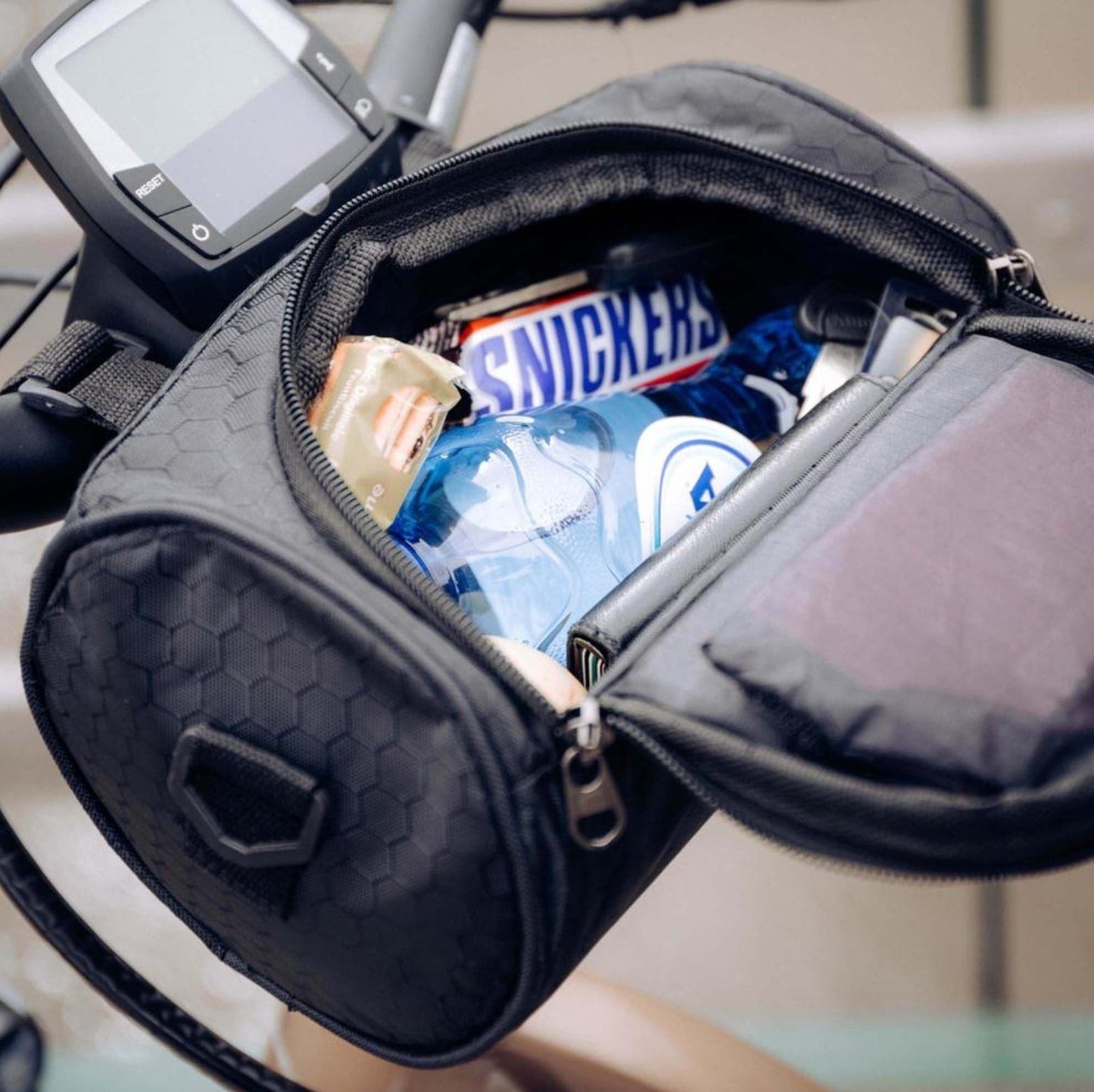 Borsa RideShield con chiusura a velcro