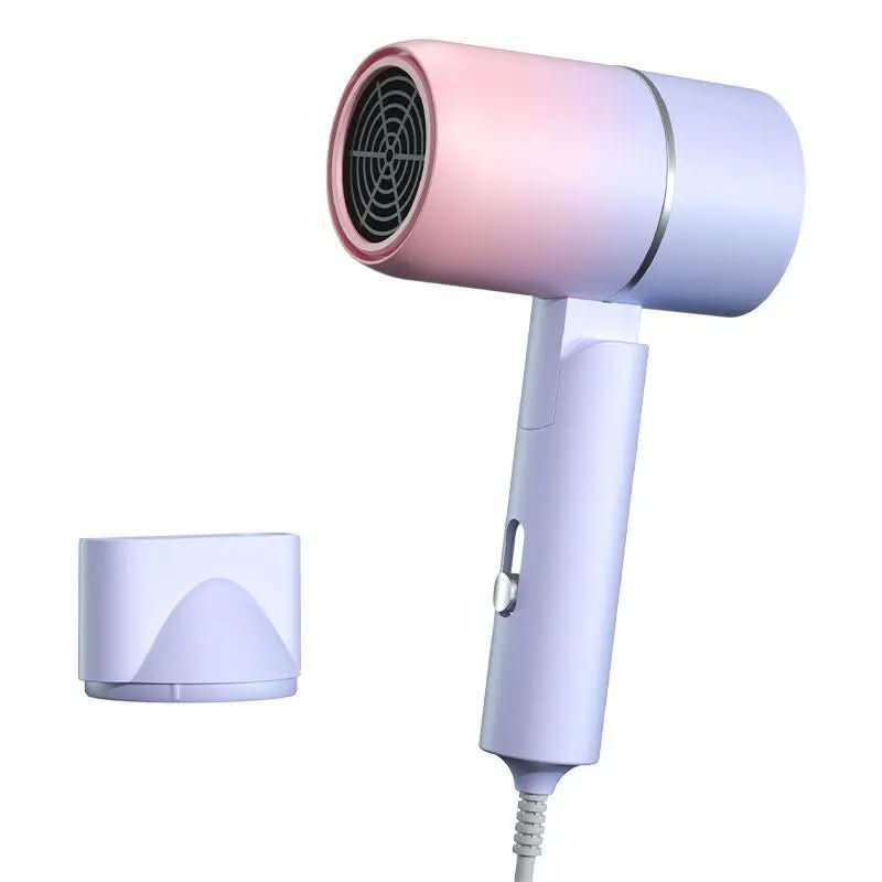 TRAVELBLOW - Asciugacapelli pieghevole con tecnologia agli ioni per capelli lucidi