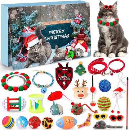 FelineFest | Calendario dell'Avvento interattivo per gatti con giocattoli e dolcetti coinvolgenti