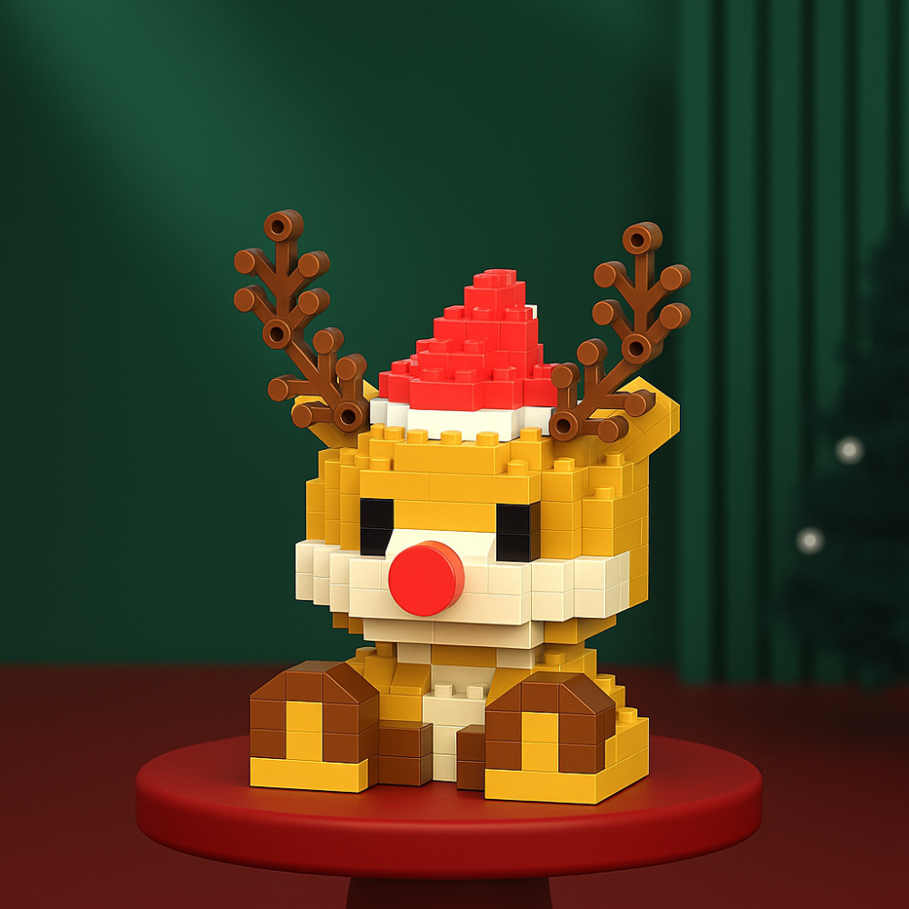 FestiveBlocks | Set di giocattoli da costruzione creativi per il divertimento delle vacanze in famiglia