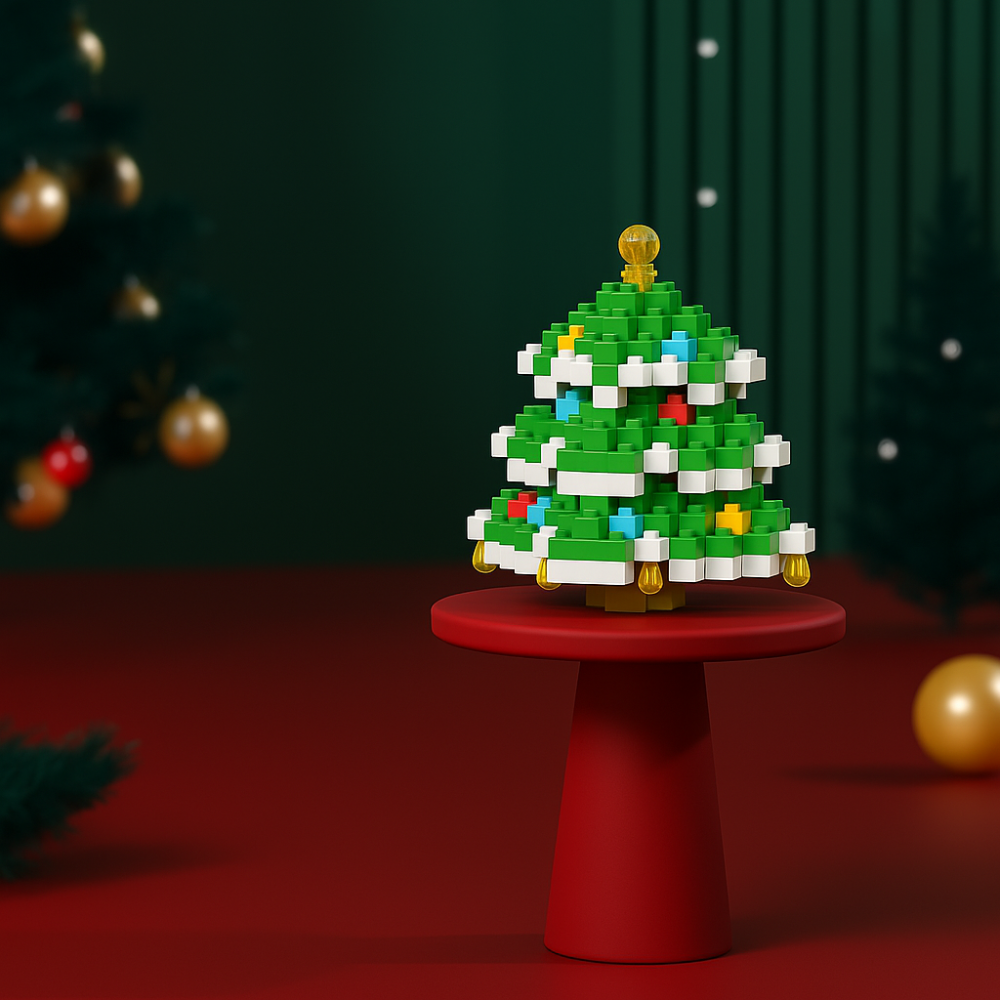 FestiveBlocks | Set di giocattoli da costruzione creativi per il divertimento delle vacanze in famiglia