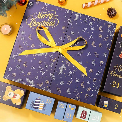 FestiveCraft | Calendario dell'Avvento fatto a mano con 24 scatole regalo riempibili