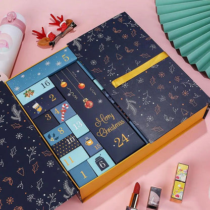 FestiveCraft | Calendario dell'Avvento fatto a mano con 24 scatole regalo riempibili