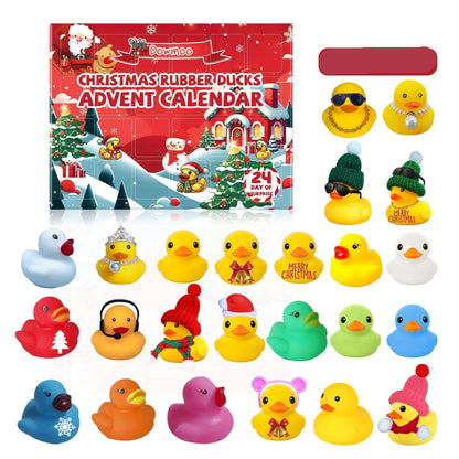 FestiveDuck | Calendario dell'Avvento con paperelle di gomma per il divertimento dei bambini durante le feste
