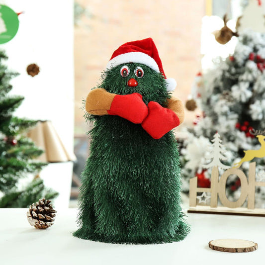 FestivePlush | Giocattolo musicale animato a forma di albero di Natale per decorazioni natalizie