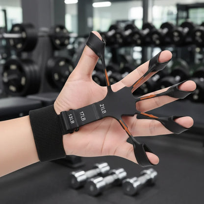GripForce - allenatore per dita e mano con 6 livelli di resistenza per una maggiore forza di presa e flessibilità