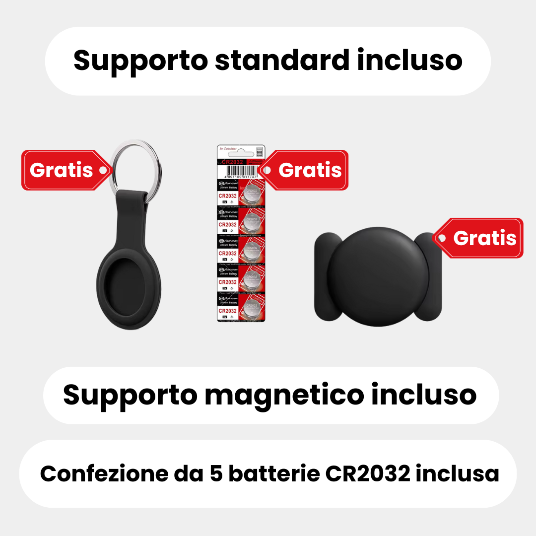 Localizzatore GPS per Moto Senza Abbonamento – Compatibile con Android & iOS Find My – Sicurezza Antifurto