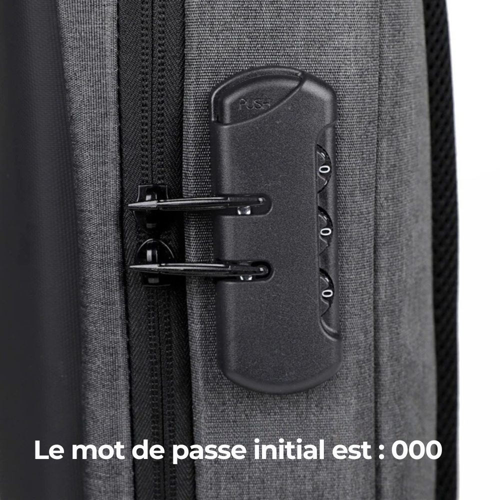 Marsupio SecureLink | Chiusura a Combinazione & Porta USB
