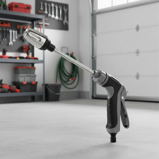 JETBOOST – Attacco per lavaggio ad alta pressione per tubi da giardino