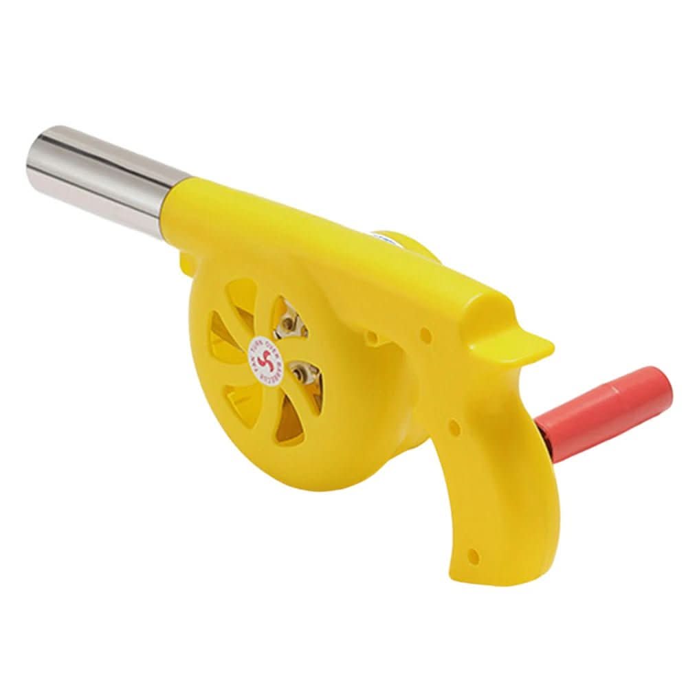 BBQWind Fan - Ventilatore portatile a manovella per barbecue, per accendere facilmente il fuoco all'aperto