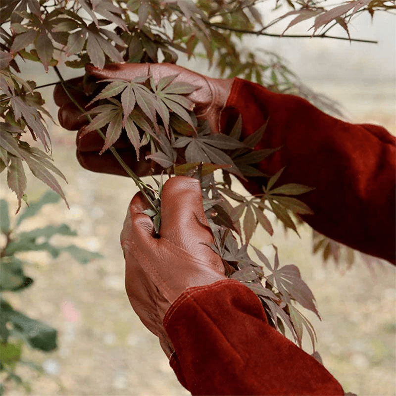 TOUGHLEAF – Guanti da giardinaggio robusti con polsino elastico