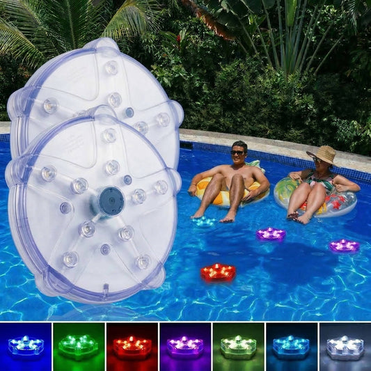 Luci galleggianti per piscina fuori terra che cambiano colore